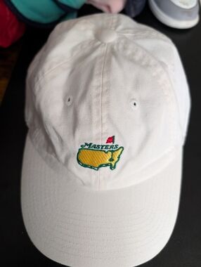 Masters Embroidered White Baseball Cap